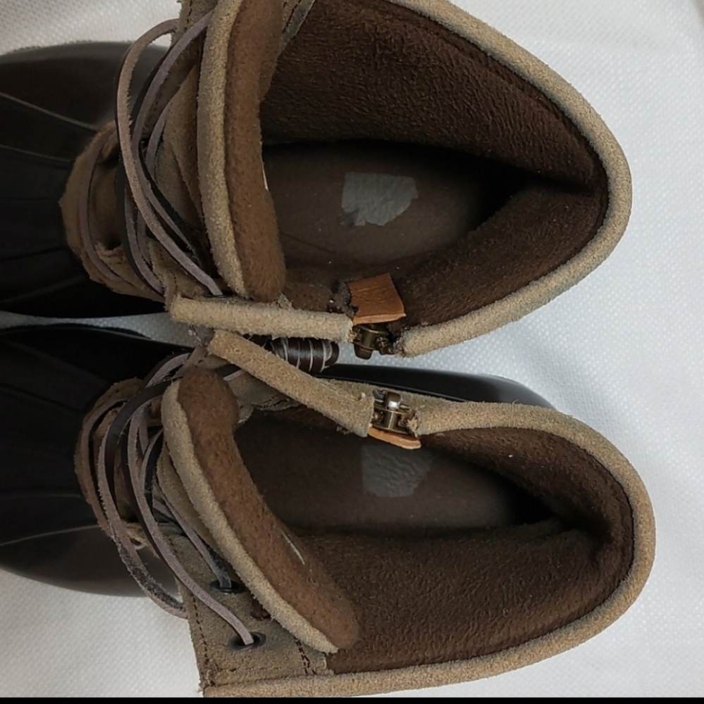 Sperry Saltwater Waterproof Suede/Rubber Rainboot - Picture 6 of 11